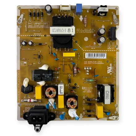 EAX67865701 (1.5) LG 43LK6100PLB použité náhradní díly