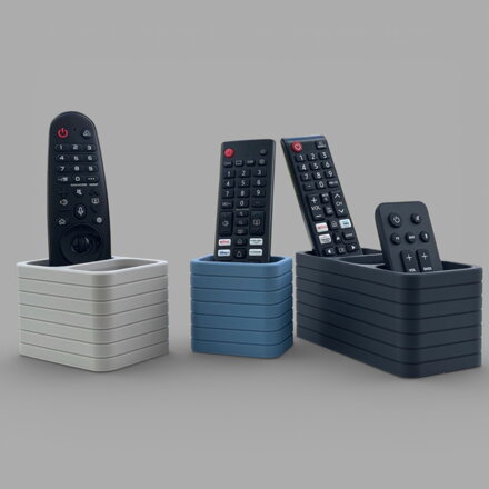 Elegantní stojan na dálkový ovladač (na stůl nebo poličku)