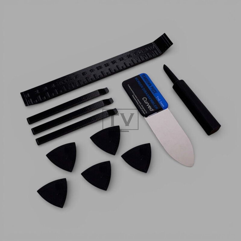 Univerzální servisní set páčidel (11 ks) + planžeta 0,1 mm