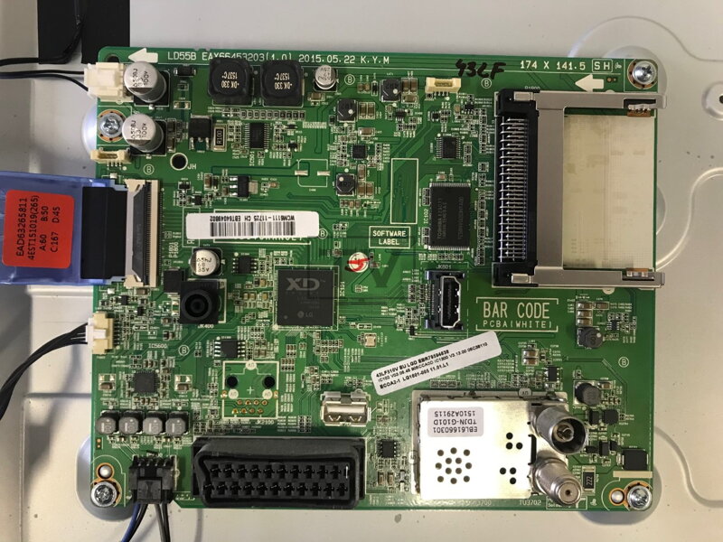 EAX66453203 (1.0) LG 43LF510V použité náhradní díly