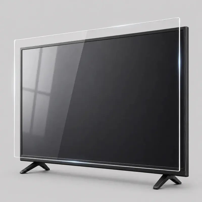 Ochrana TV obrazovky 32” – ochranné plexisklo na televizi / uchycení pomocí držáku